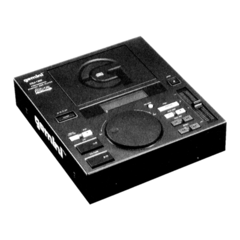 Gemini CDJ-1200 User manual Gemini CDJ-1200 User manual