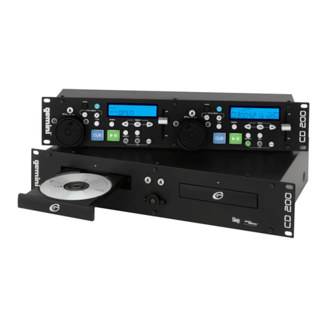 Gemini CD-200 User manual