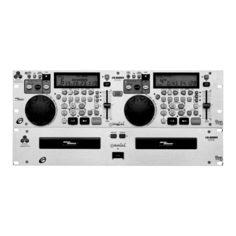 Gemini CD-2000X User manual