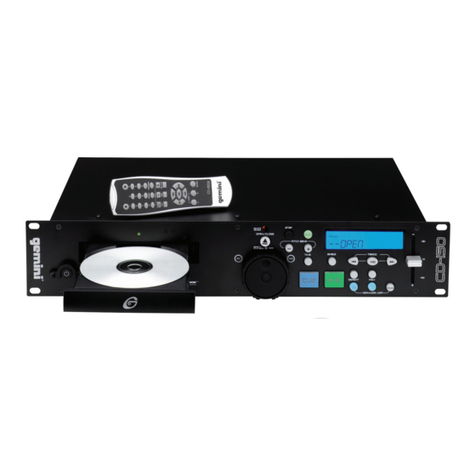 Gemini CD-150 Operation manual