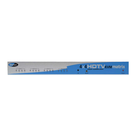 Gefen 4x4 HDTV KVM Matrix user manual