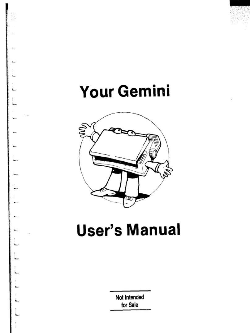 Gemini Printer User manual