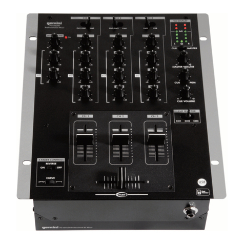 Gemini PS-626USB User manual Gemini PS-626USB User manual