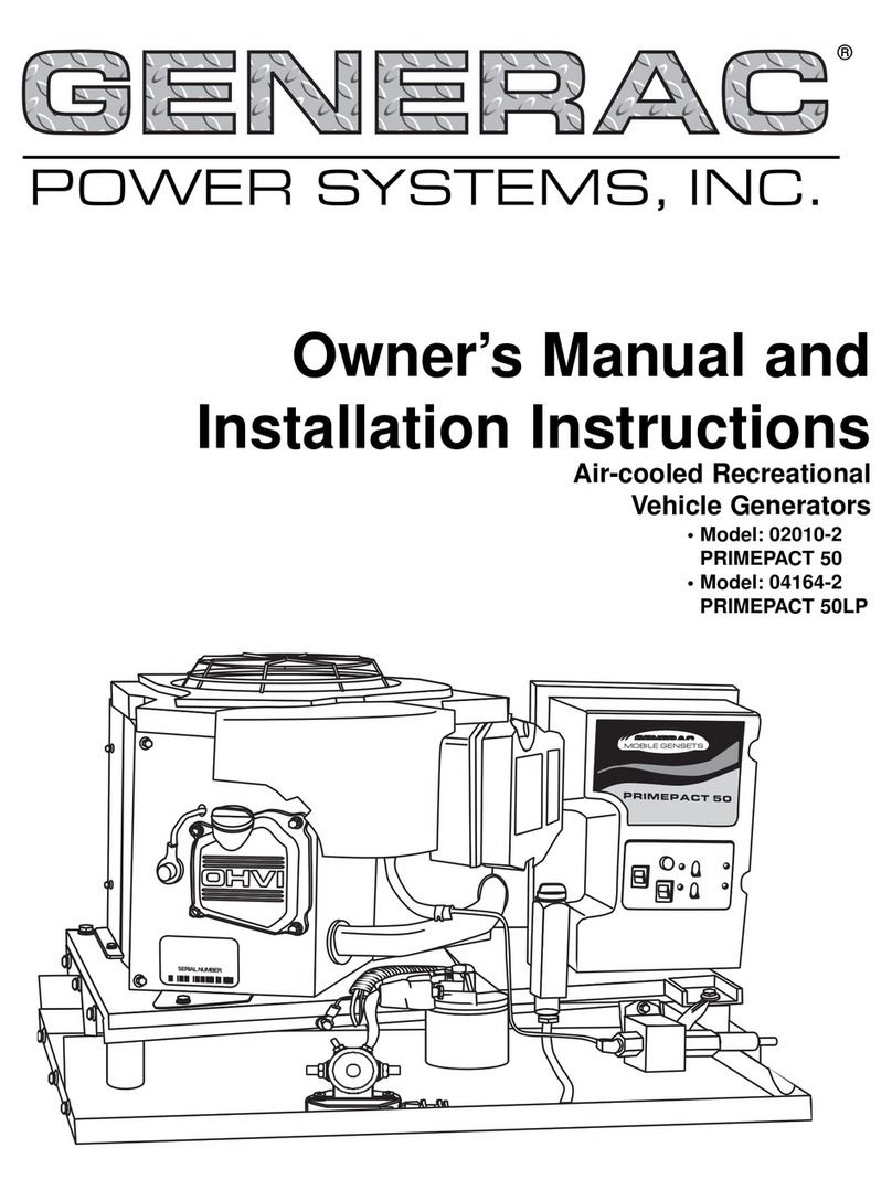 Generac Power Systems 02010-2, 04164-2 Service manual