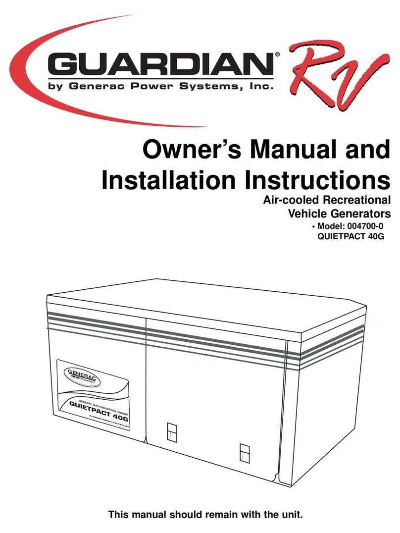 Generac Power Systems 004700-0 Installation instructions