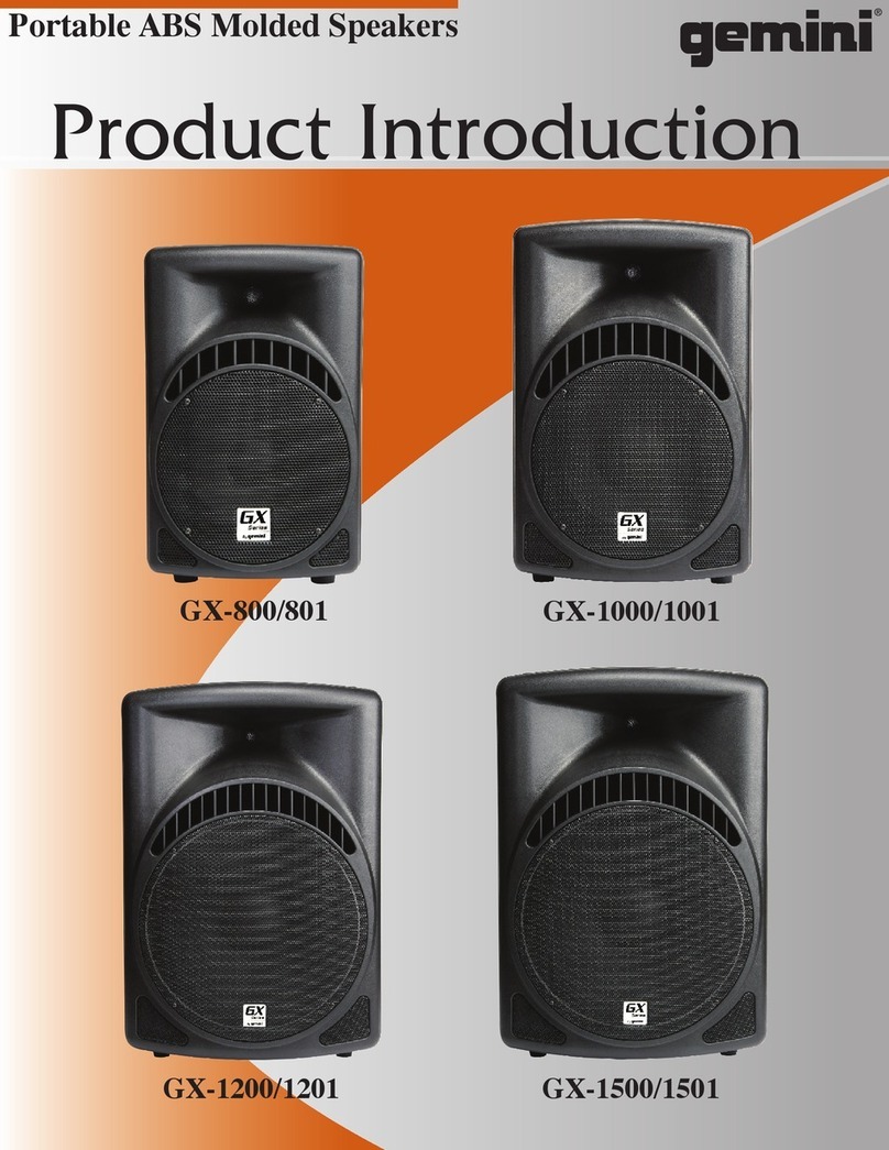 Gemini GX-1000 Reference manual
