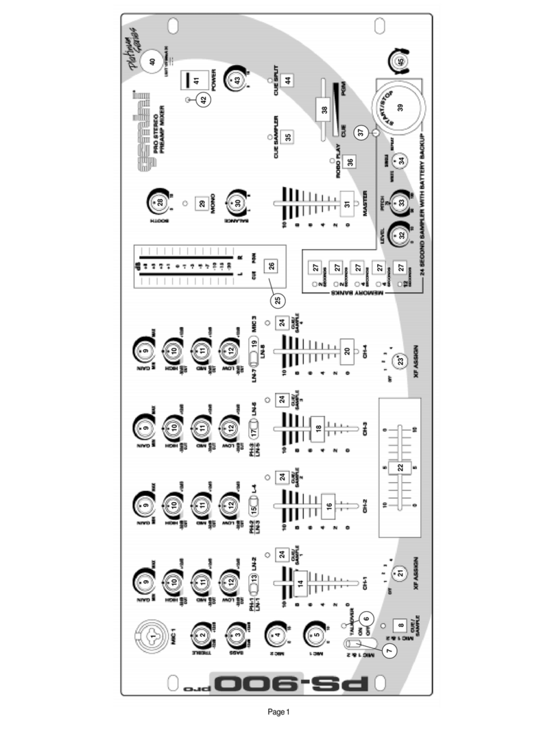 Gemini PS-900 PRO owner's manual
