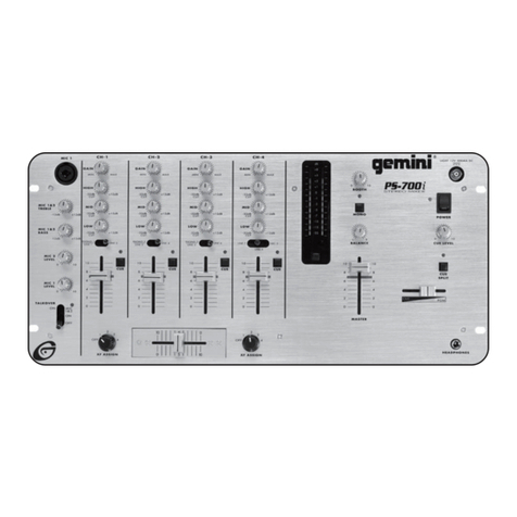 Gemini PS-700i User manual