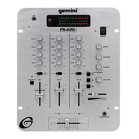 Gemini PS-626i User manual Gemini PS-626i User manual