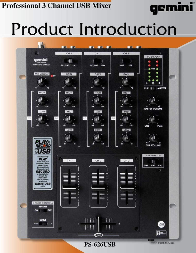 Gemini PS-626USB Product introduction