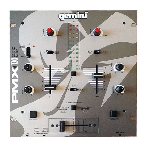 Gemini PMX-120 User manual