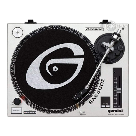 Gemini SA-600II Operation manual