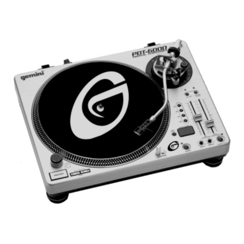 Gemini PDT-6000 User manual