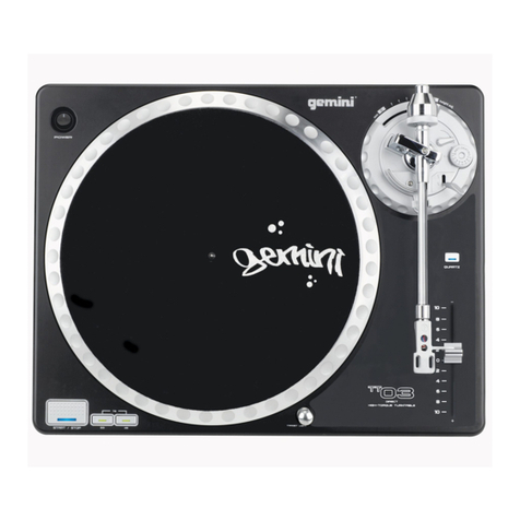 Gemini TT-03 User manual