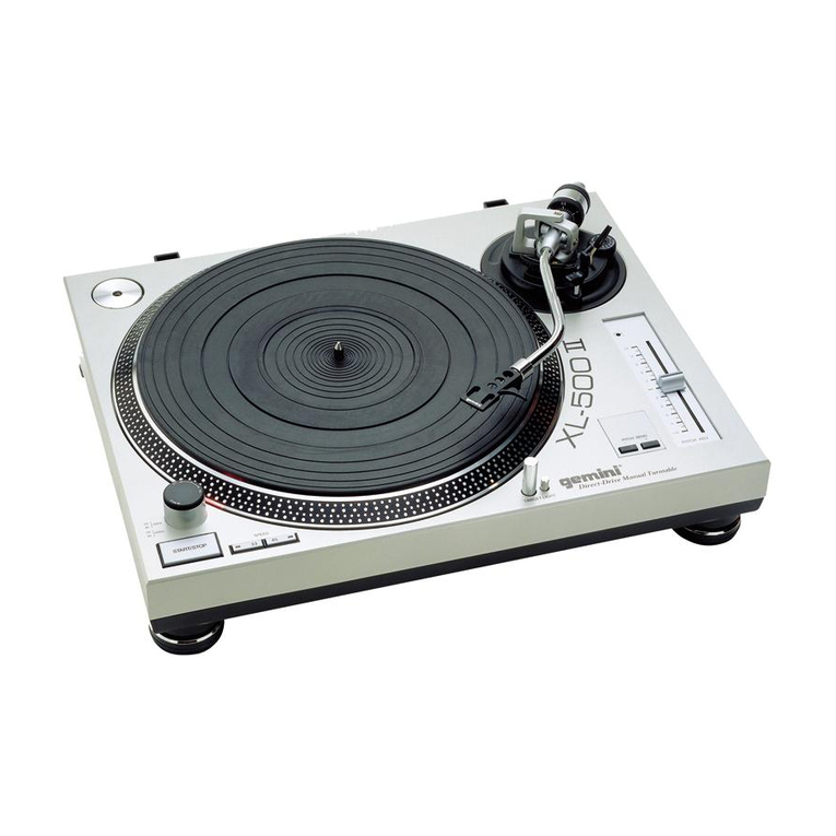 Gemini XL 500 II XL-500II XL-500II User manual Gemini XL 500 II XL-500II XL-500II User manual