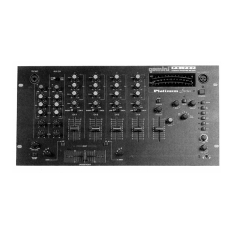 Gemini Platinum PS-727 instruction manual