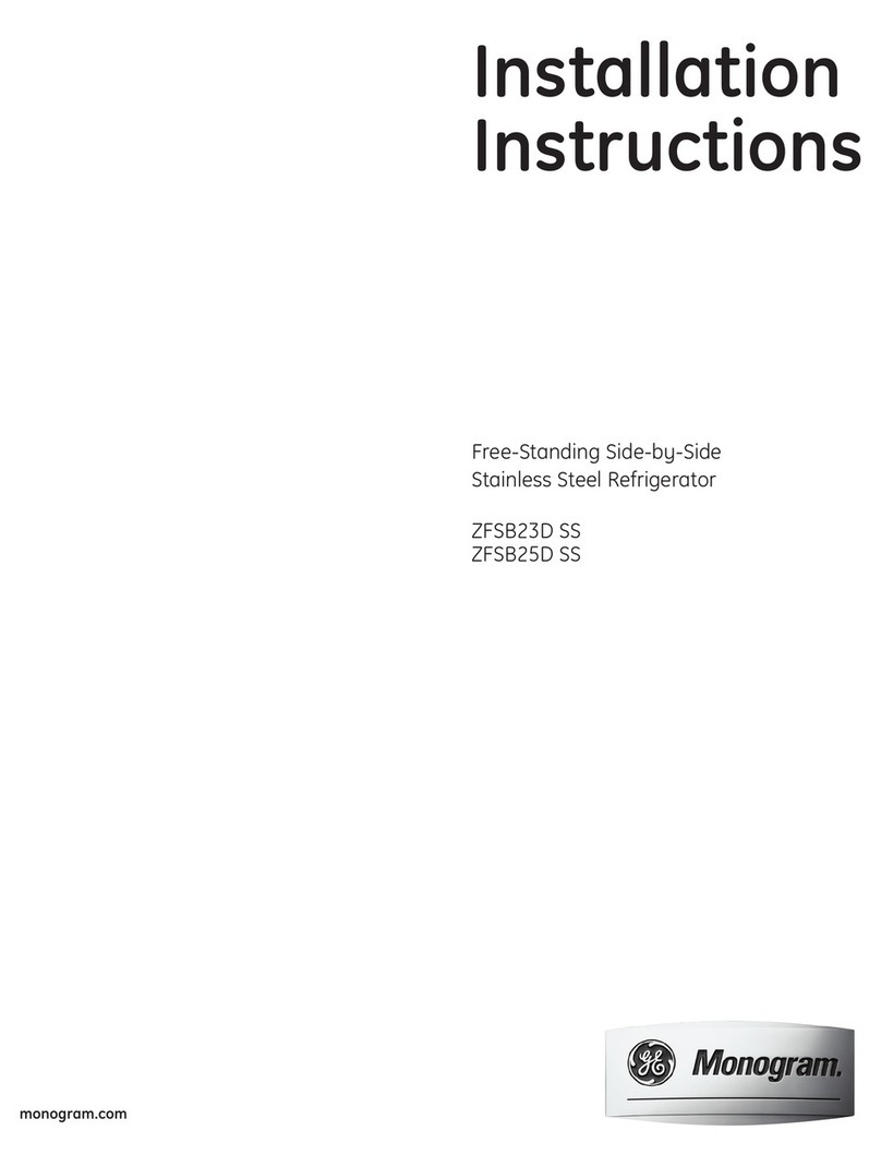 GE ZFSB23DSS User manual