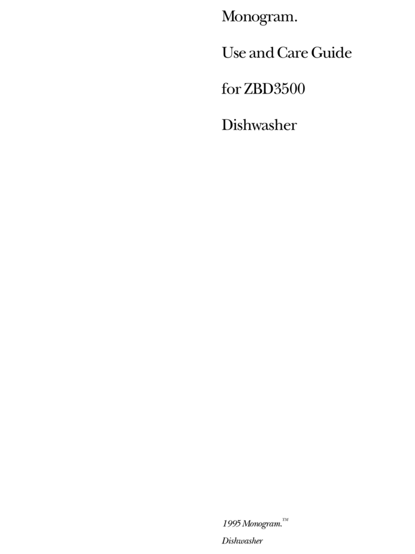 GE Monogram ZBD3500 User manual
