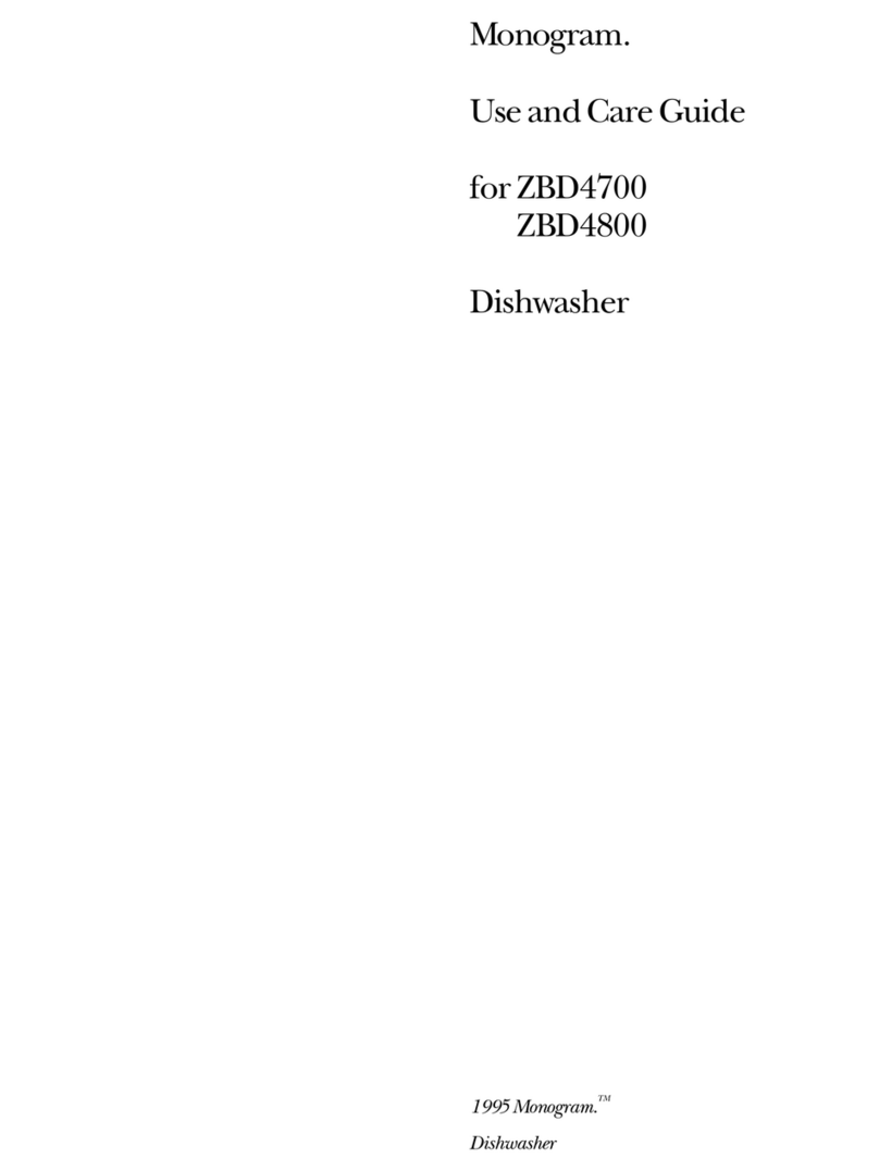 GE Monogram ZBD4800 User manual