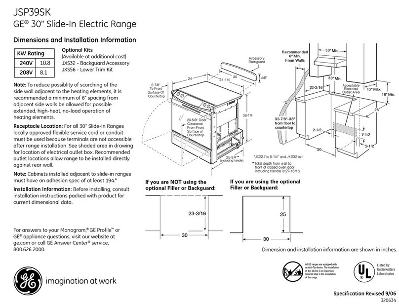 GE JSP39SKSS Manual