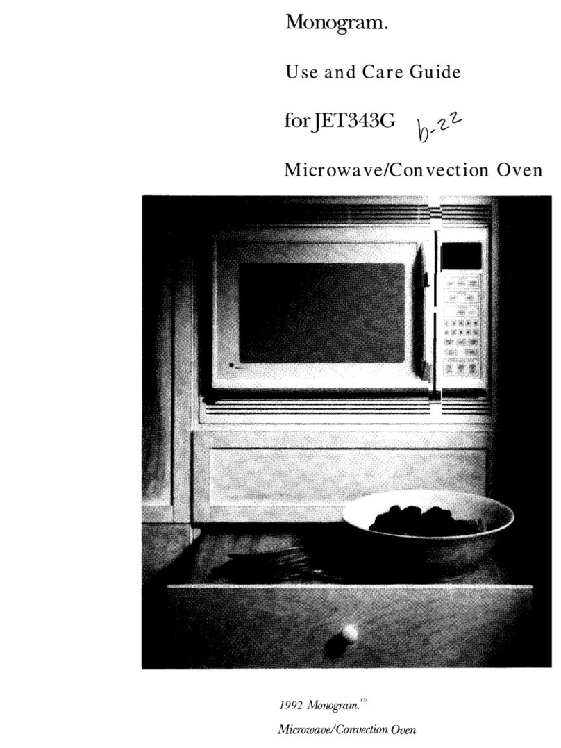 GE Monogam JET343G User manual