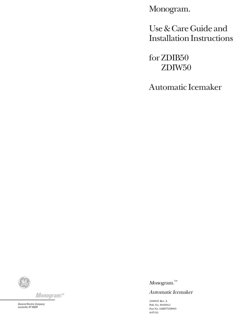 GE Monogram ZDIB50 User manual