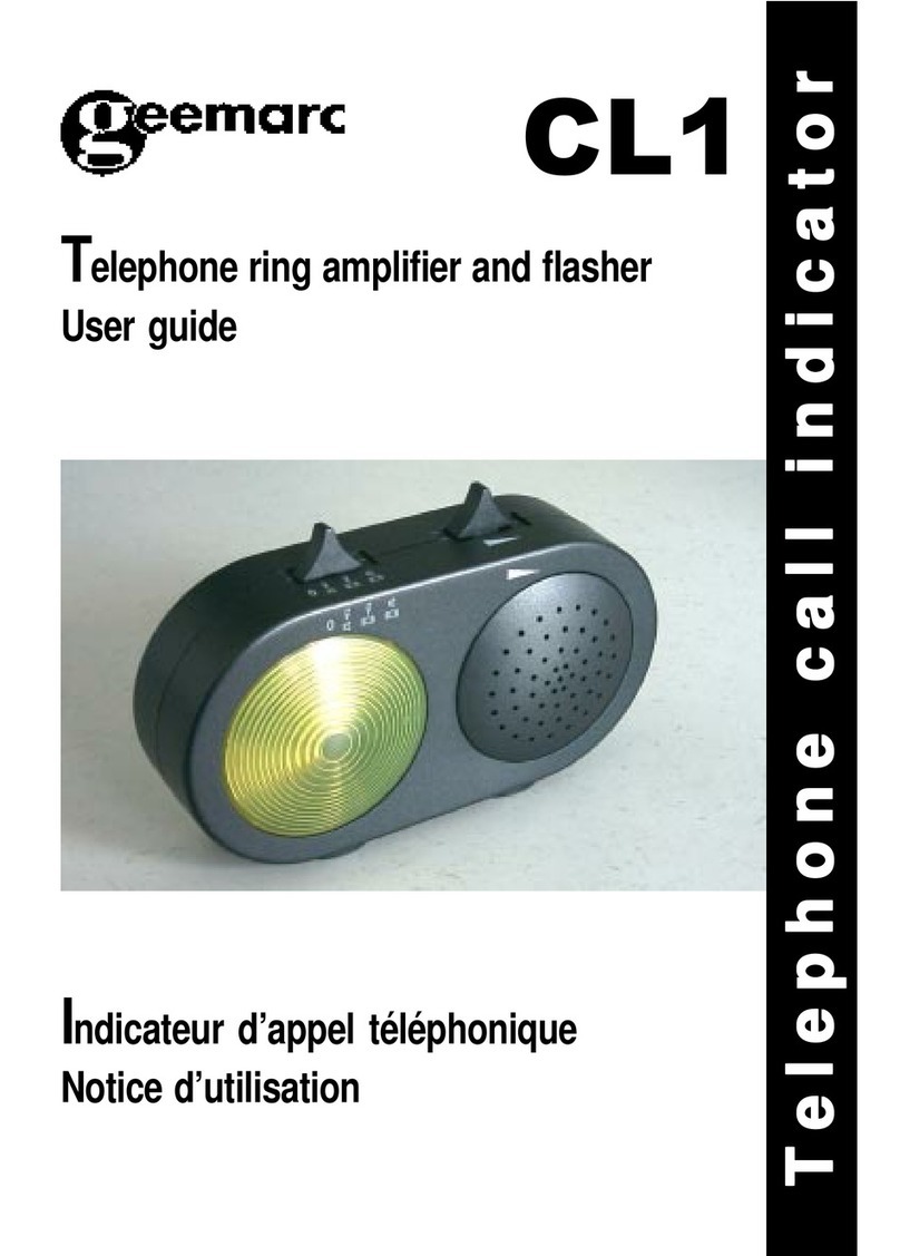 Geemarc CL1 user guide