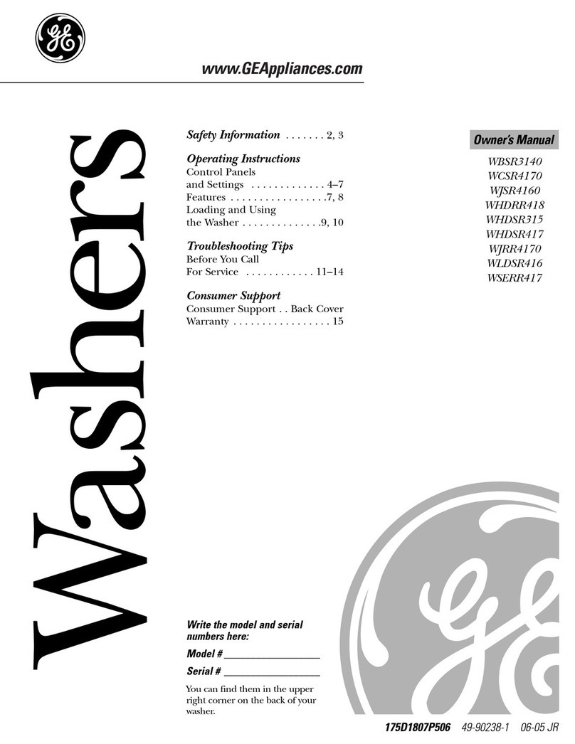 GE WBSR3140 User manual GE WBSR3140 User manual