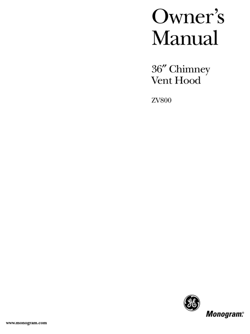 GE Monogram ZV800 User manual