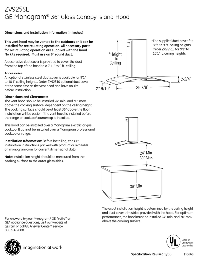 GE Monogram ZV925SL Manual