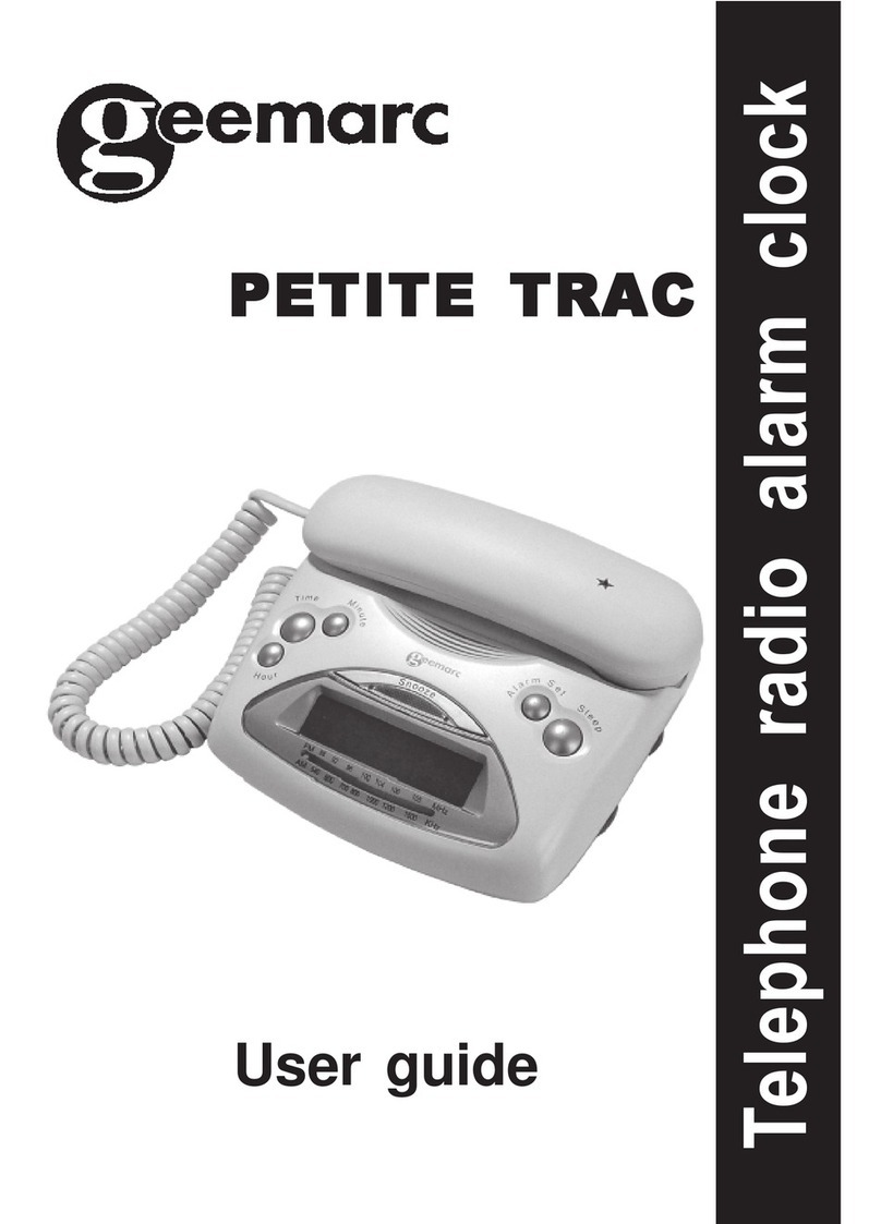 Geemarc Petite Trac User manual