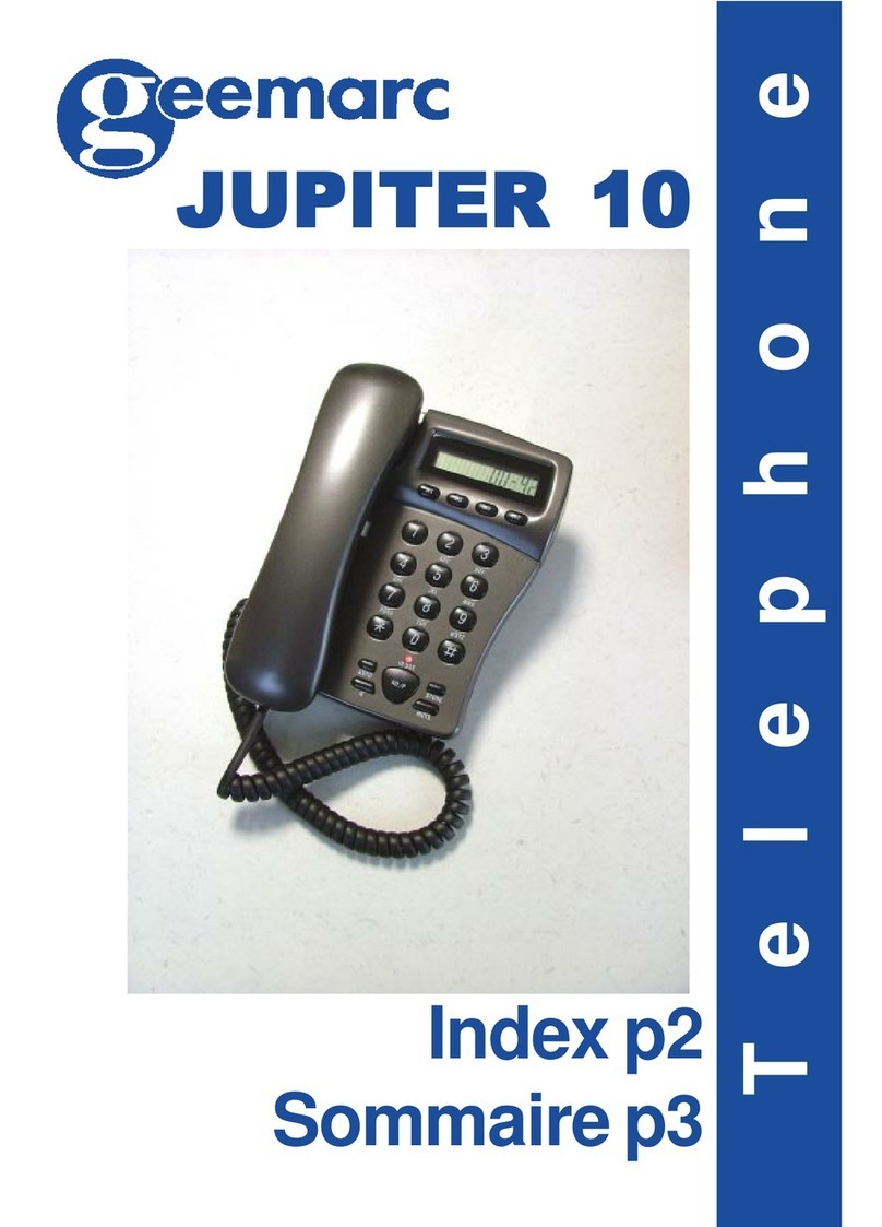 Geemarc Jupiter 10 User manual