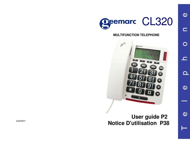 Geemarc CL320 User manual