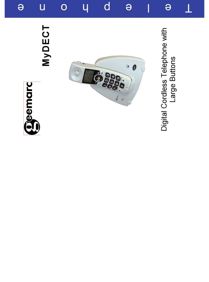 Geemarc MyDECT User manual