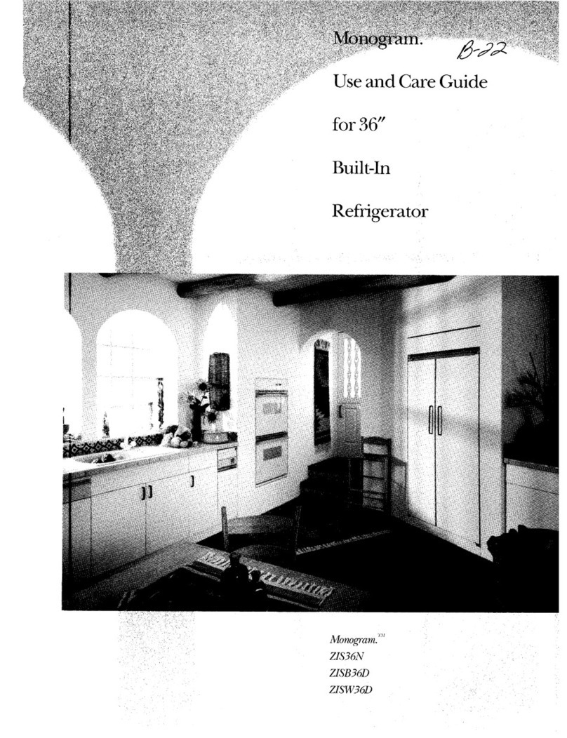 GE Monogram ZIS36N User manual