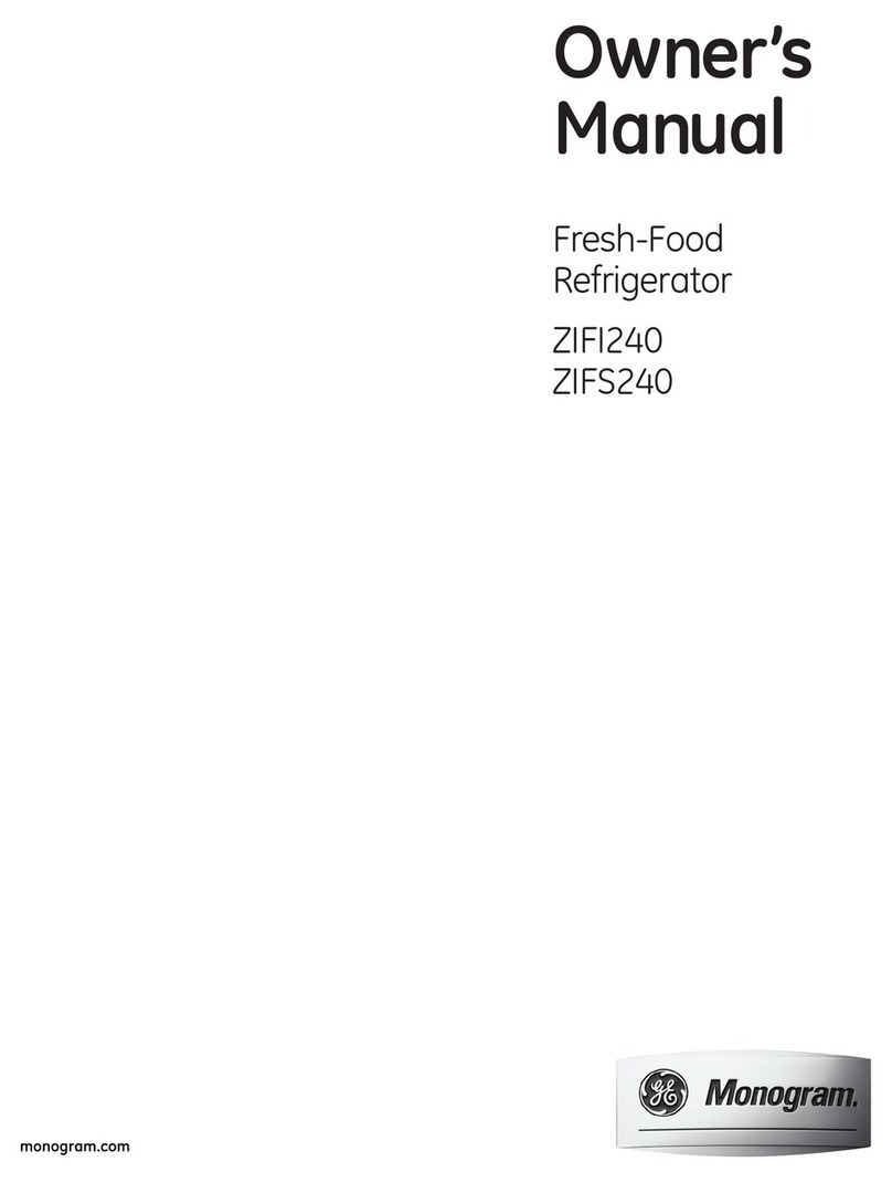 GE Monogram ZIFI240 User manual GE Monogram ZIFI240 User manual
