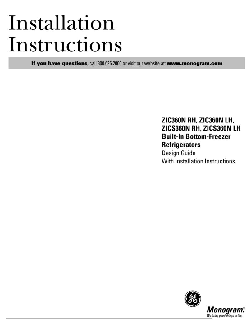 GE Monogram ZIC360N RH Guide