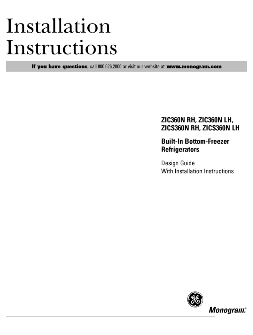 GE ZICS360 LH User manual