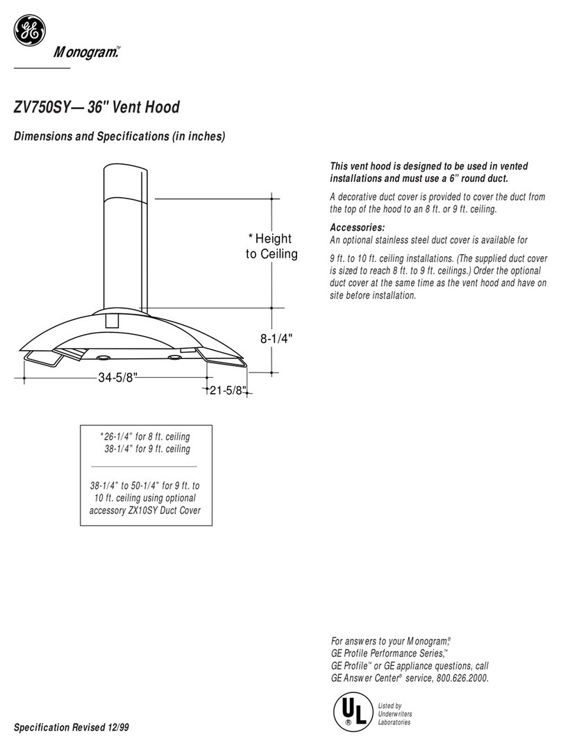 GE MONOGRAM ZV750SY User guide GE MONOGRAM ZV750SY User guide