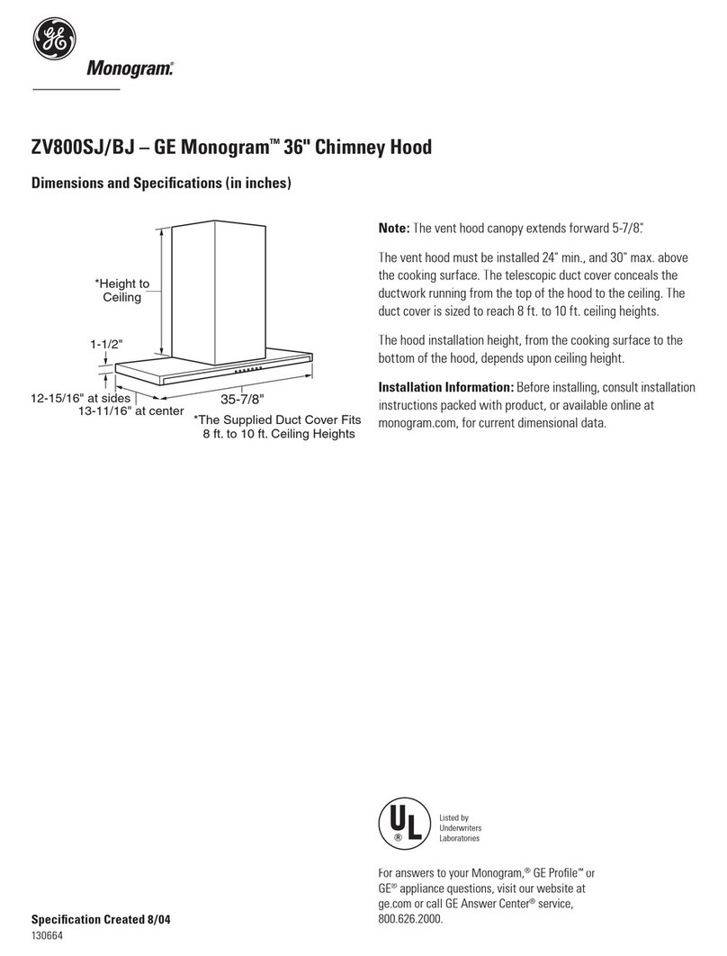 GE MONOGRAM ZV800SJSS User guide
