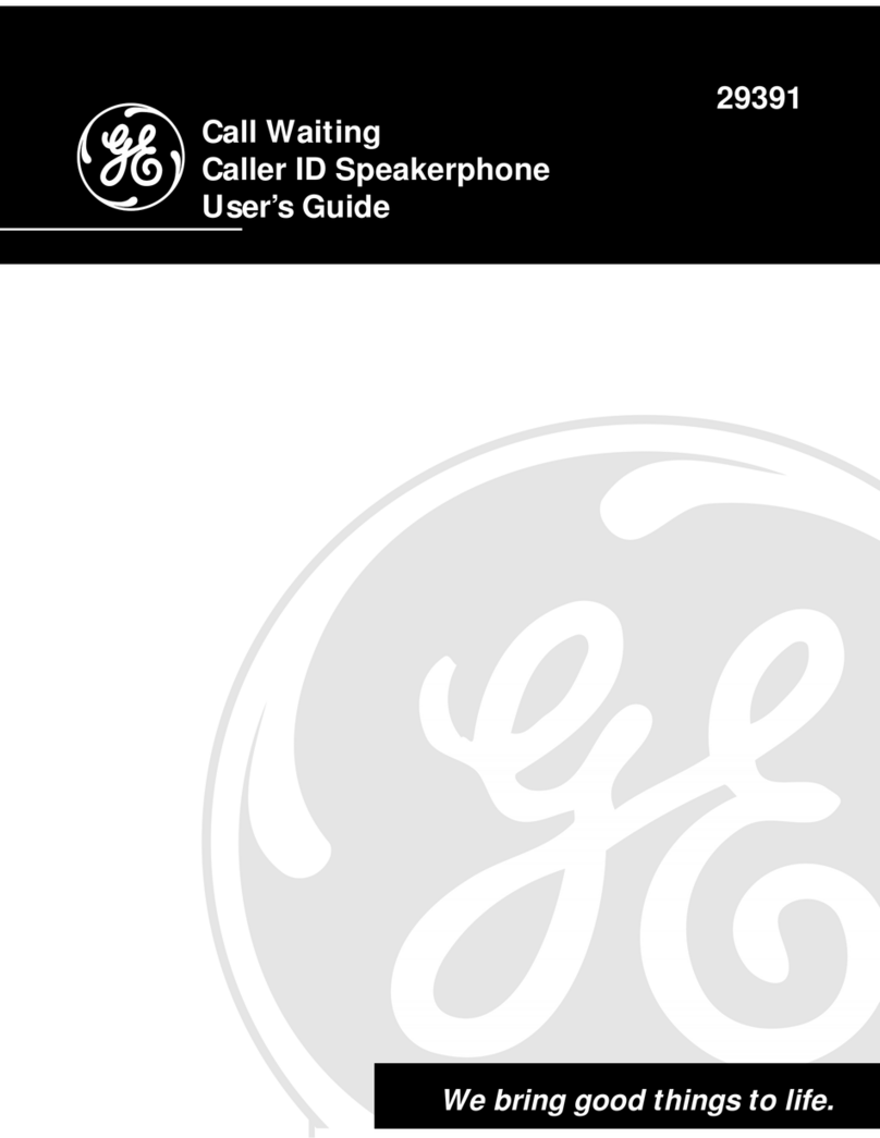 GE 29391 User manual