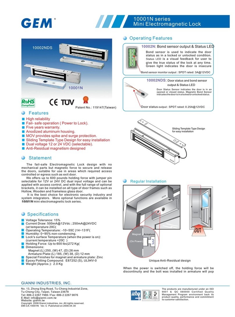 GEM 10001N series Specifications