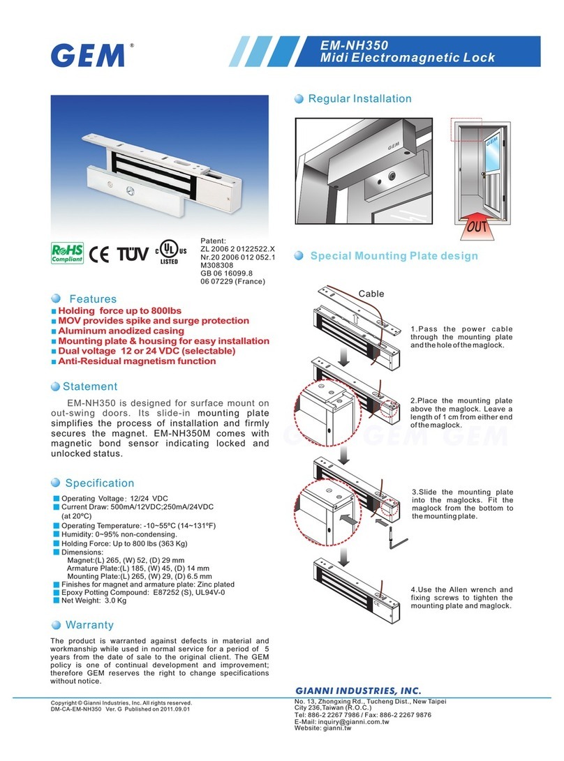 Gianni Industries EM-NH350 User manual Gianni Industries EM-NH350 User manual