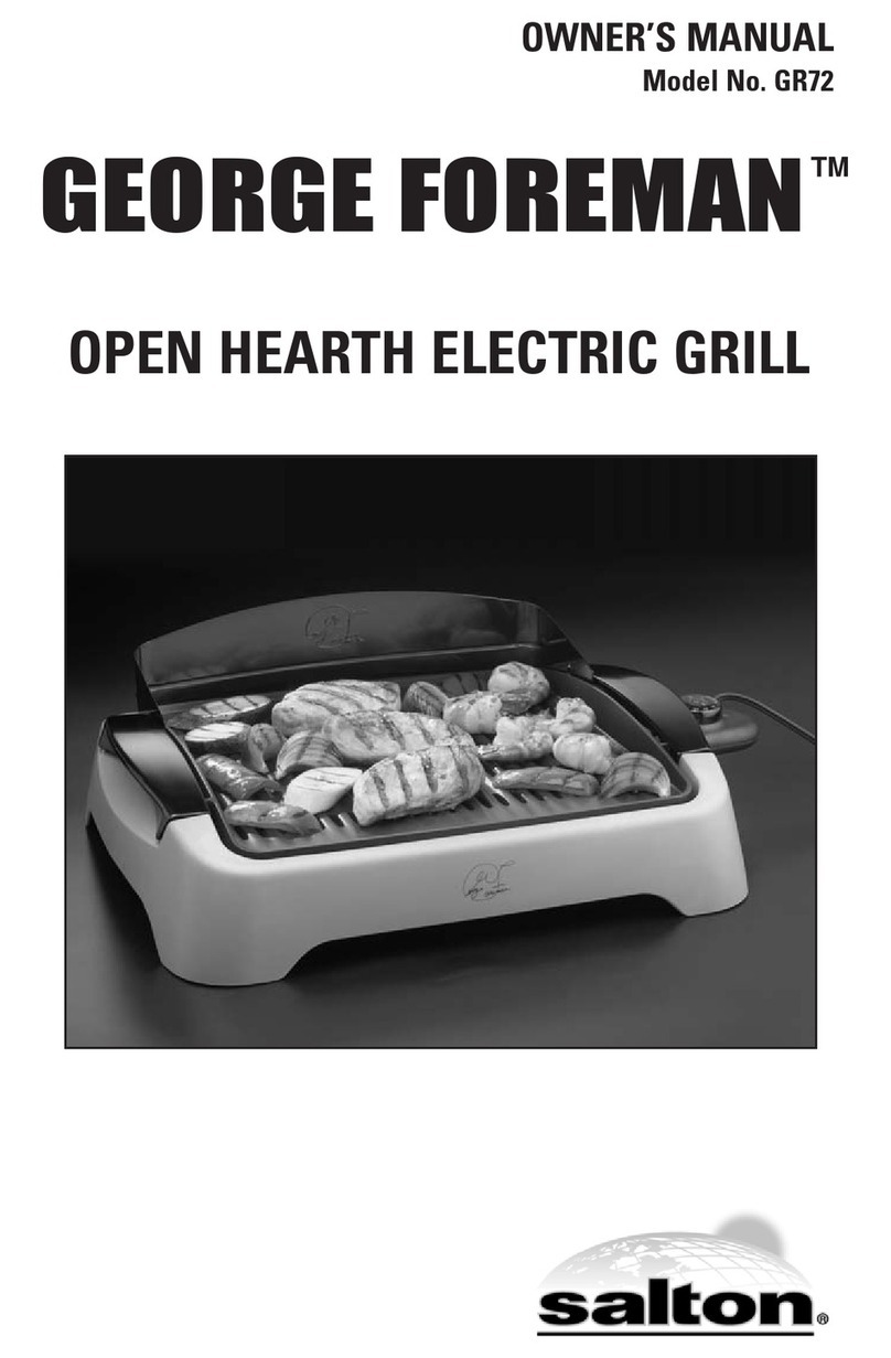 George Foreman GR72 owner's manual George Foreman GR72 owner's manual