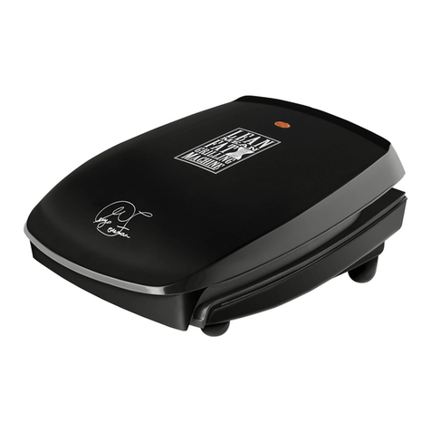 George Foreman GR20BWC User manual