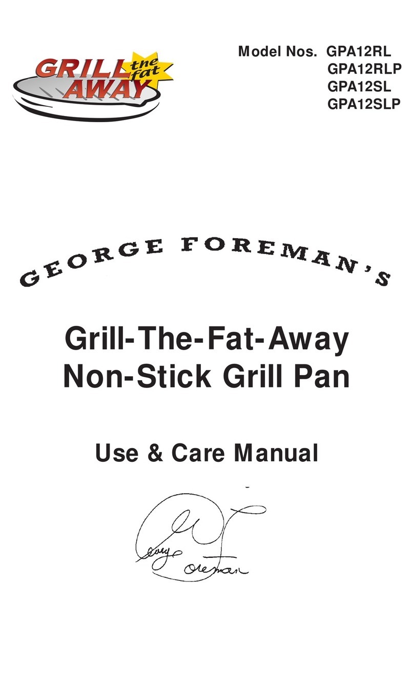George Foreman GPA12RL User manual