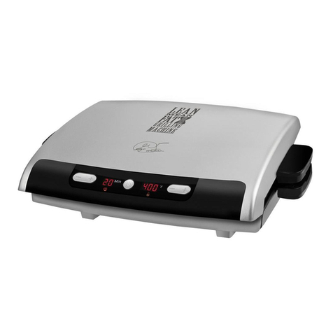 George Foreman GRP99SB The Next Grilleration User manual