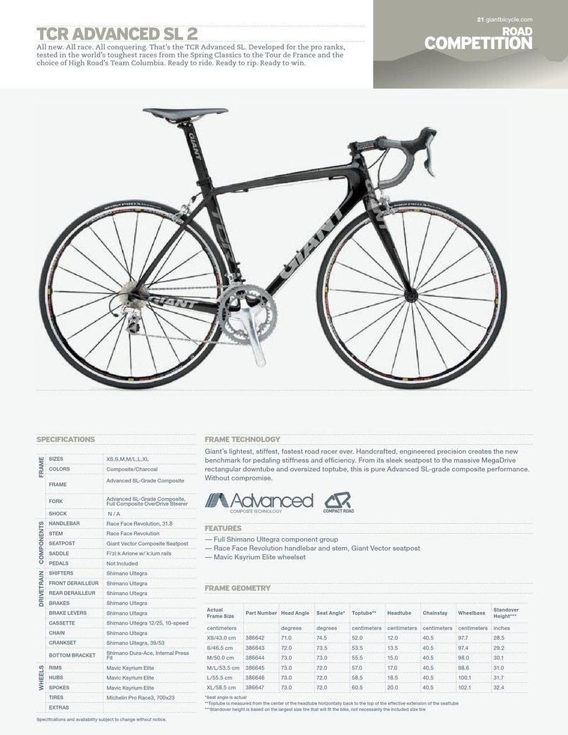Giant TCR Advanced SL 2 User manual
