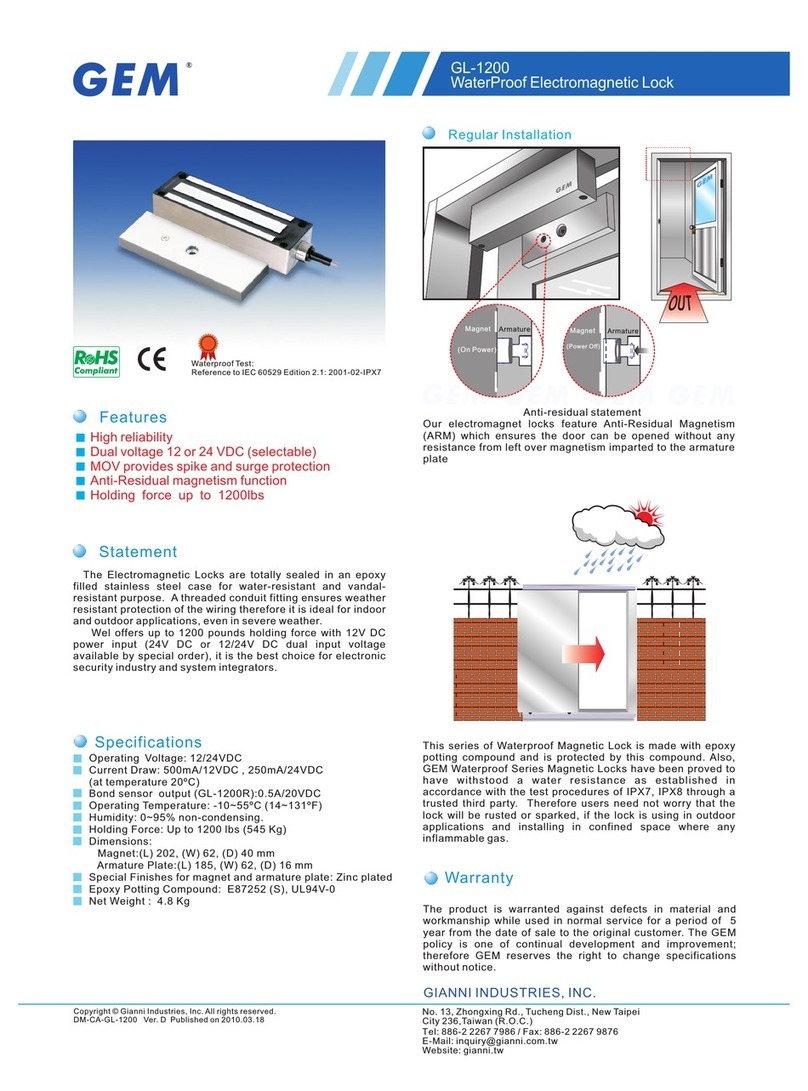 GEM GL-1200 User manual