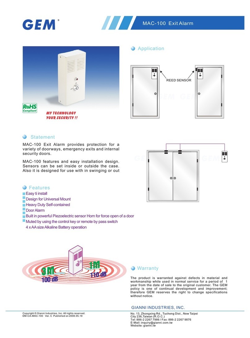 GEM GEM MAC-100 datasheet